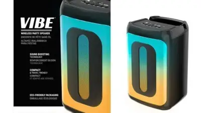 Bosbos VIBE – Bocina Bluetooth con Luces LED