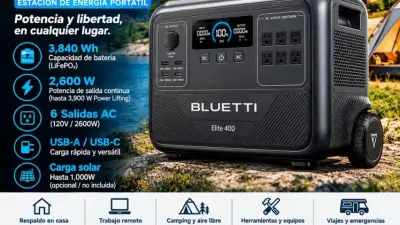 Bluetti Elite 400 2600W/3840Wh