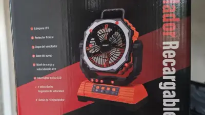 Ventilador F6 recargable