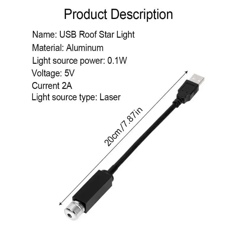 Lámpara Proyector USB