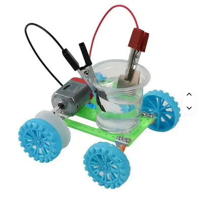 Coche de Ciencia DIY Alimentado por Agua Salada – Proyecto Escolar Interactivo para Niños