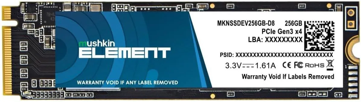 Unidad de Almacenamiento Mushkin Element 256GB