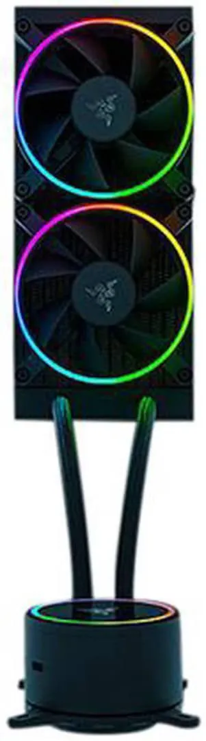 Refrigerador líquido Razer Hanbo Chroma RGB AIO de 240 mm (tapa de bomba ARGB), compatible con Intel LGA 1851/1700/1200 y AMD AM4