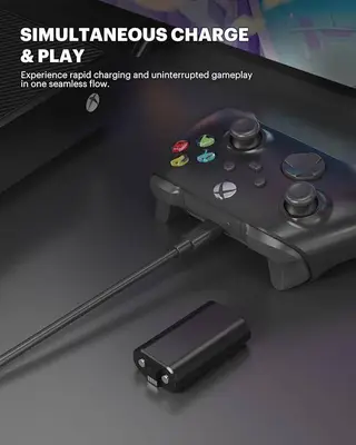 Paquete de Baterías Recargables para Controladores Xbox (Pack x2)