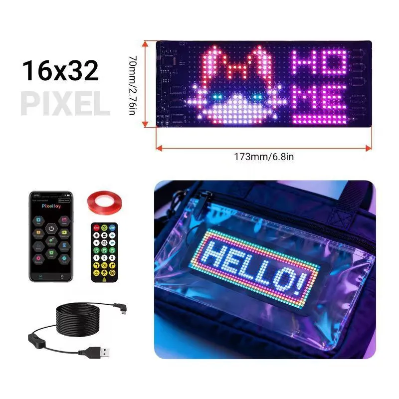 Letrero LED Flexible Programable (USB)