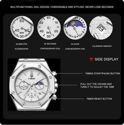 Reloj Smelody Cronógrafo Acero Inoxidable