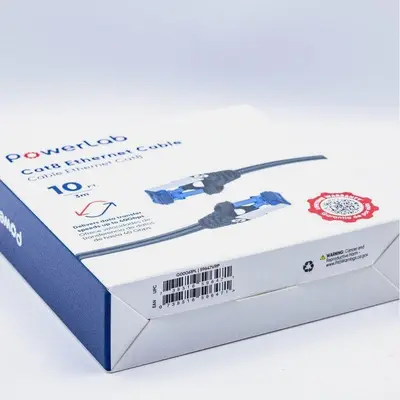 PowerLab Cable Ethernet Cat8 10FT Alta Velocidad 40Gbps
