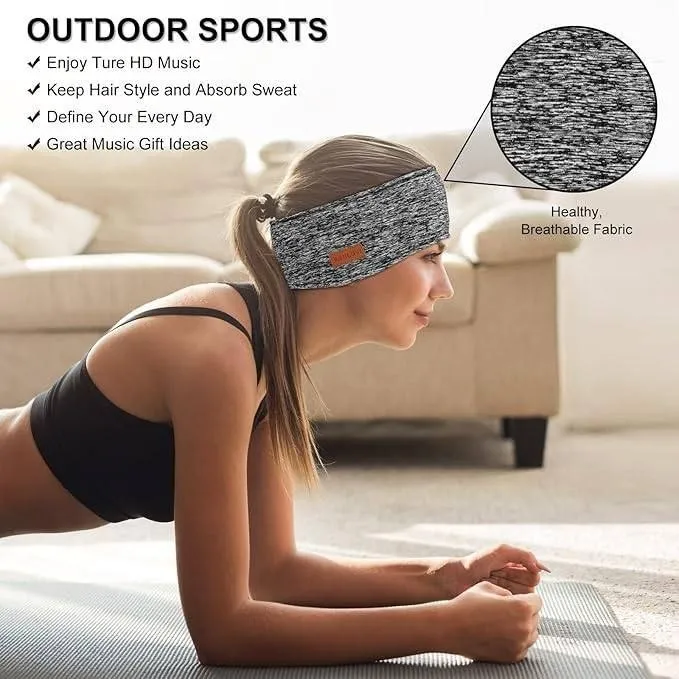 Audífonos para dormir tipo diadema con sonido HD y calentador de oídos