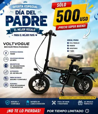 Bicicleta Electrica VOLTVOGUE