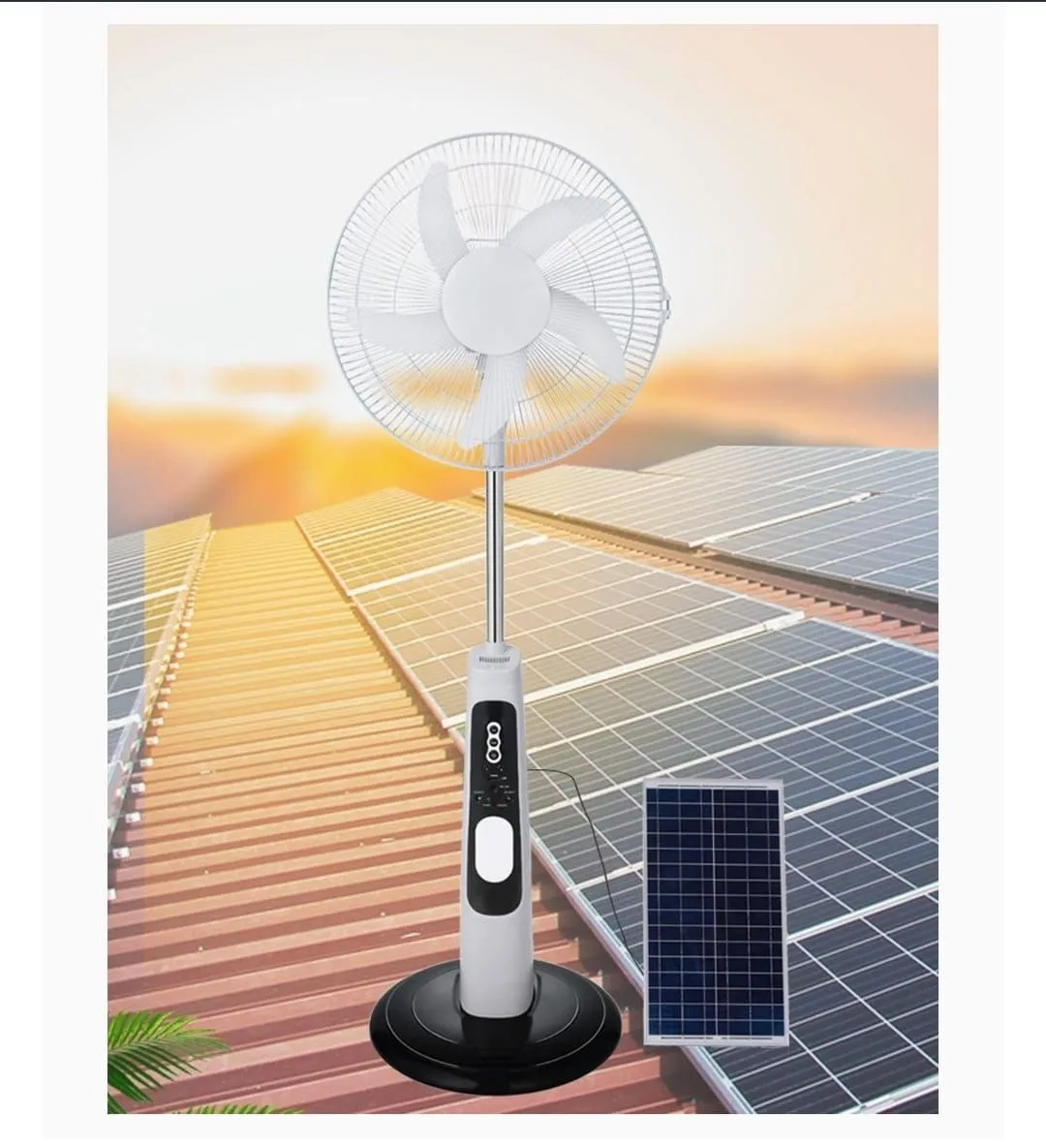 Ventilador de Pie con batería de Litio