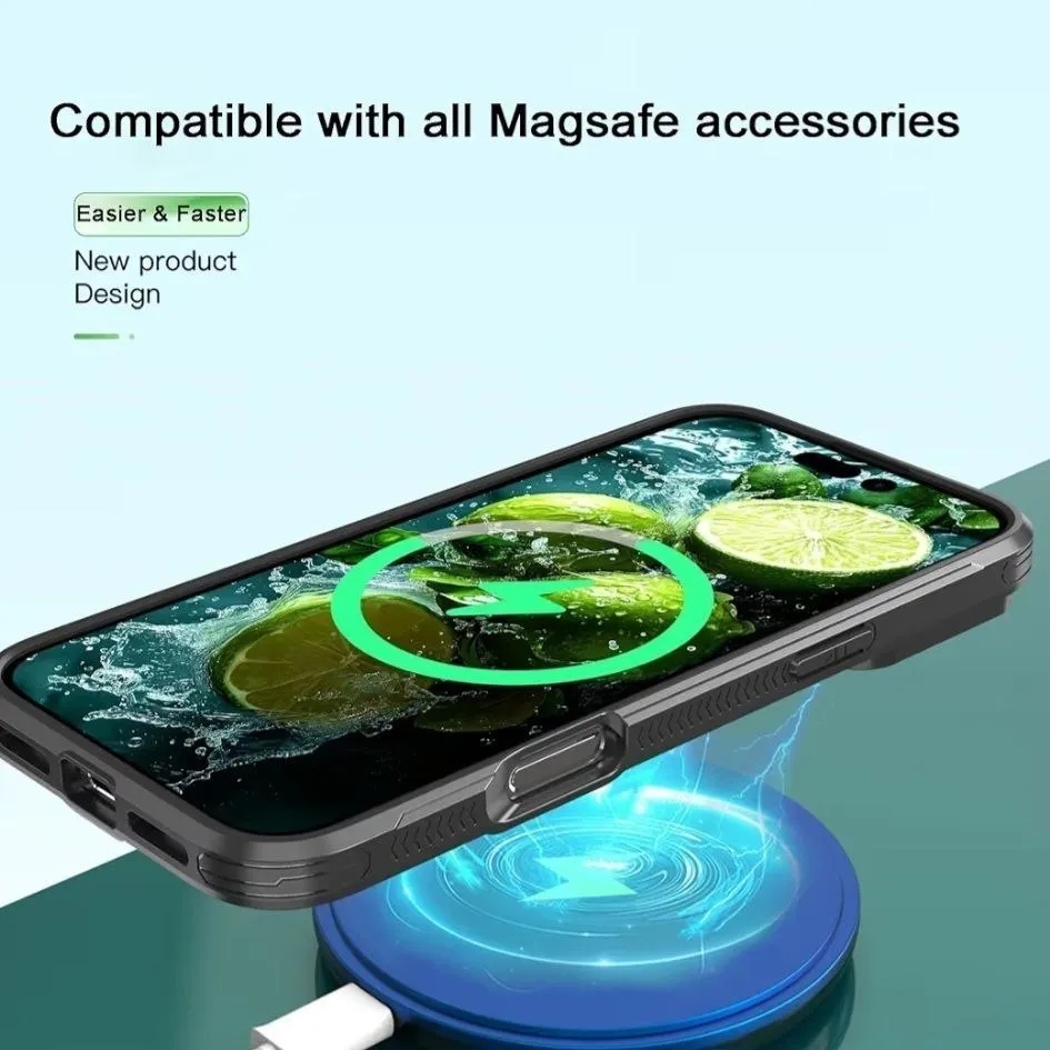 Funda Magnética para iPhone 17 con Cubierta Deslizable para Cámara