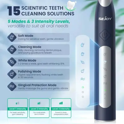 Sejoy JS10-1 Cepillo Dental Eléctrico Sónico
