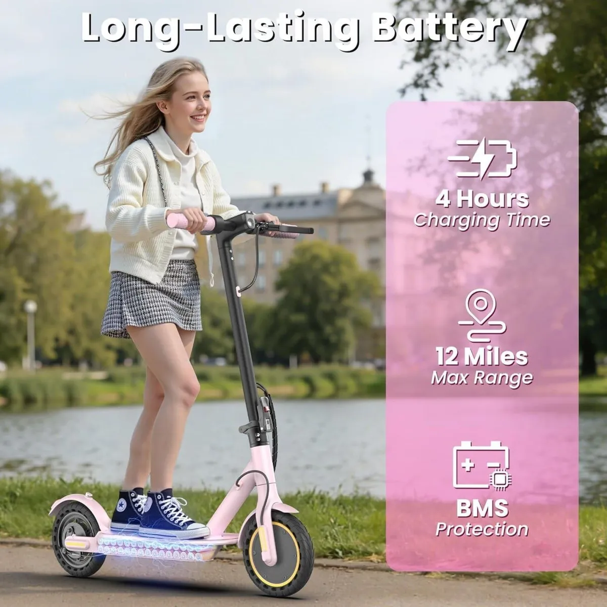 WERHY Scooter Eléctrico Plegable H0