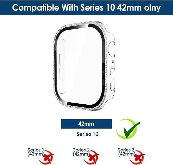 Paquete de 5 fundas con protector de pantalla para Apple Watch