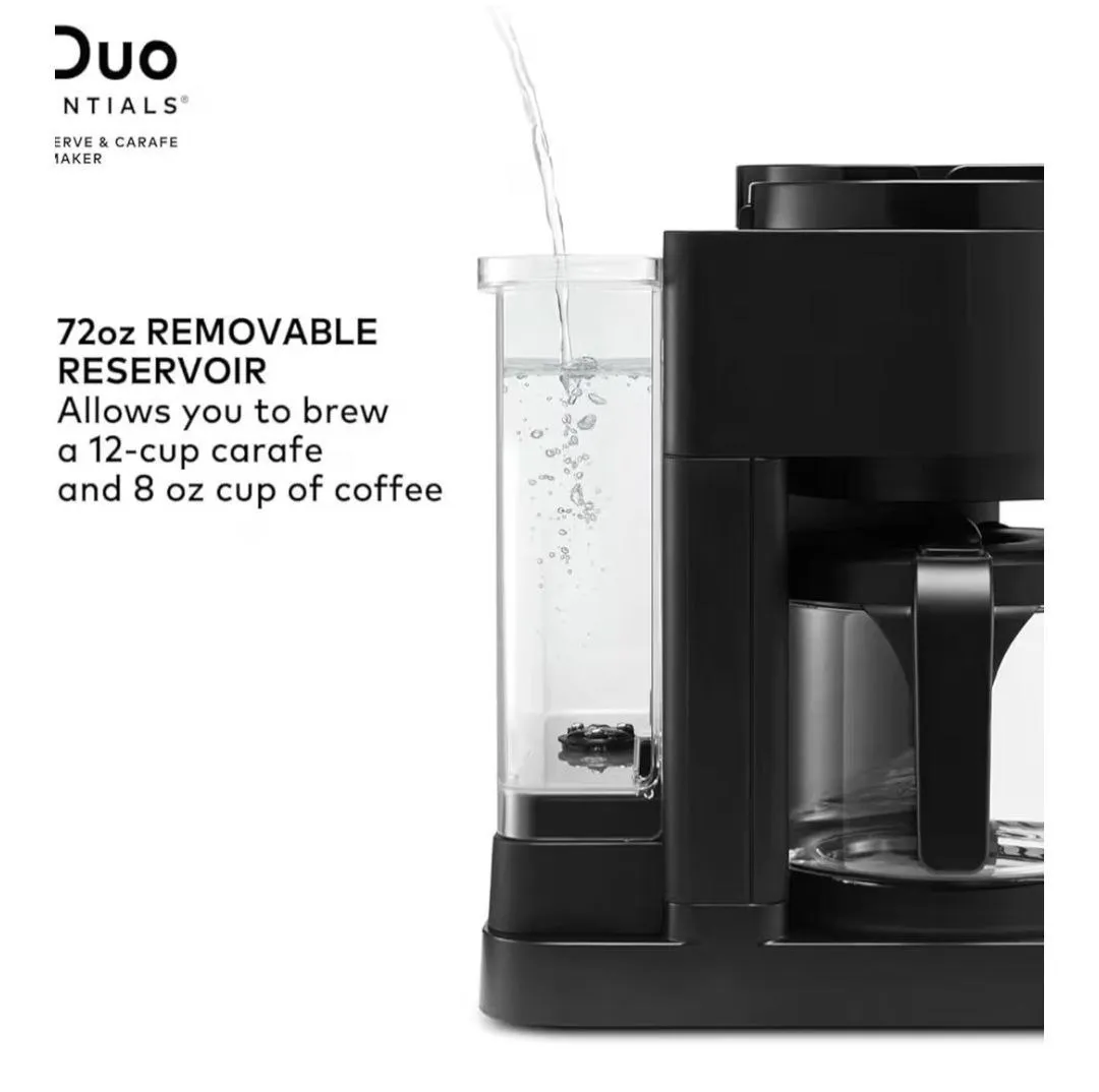 Cafetera Keurig K-Duo Essentials para Café Caliente y Frío con Jarra de Vidrio