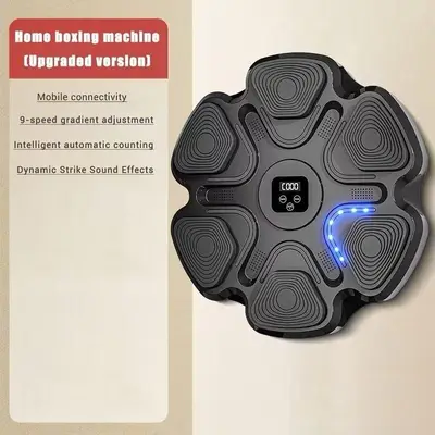 Máquina de Boxeo Musical para Pared con Luces y Bluetooth