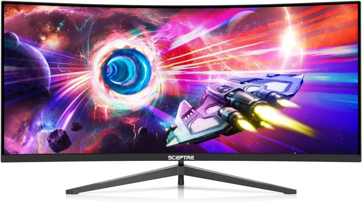 Monitor Curvo Ultra Ancho Sceptre 34” WQHD 180Hz