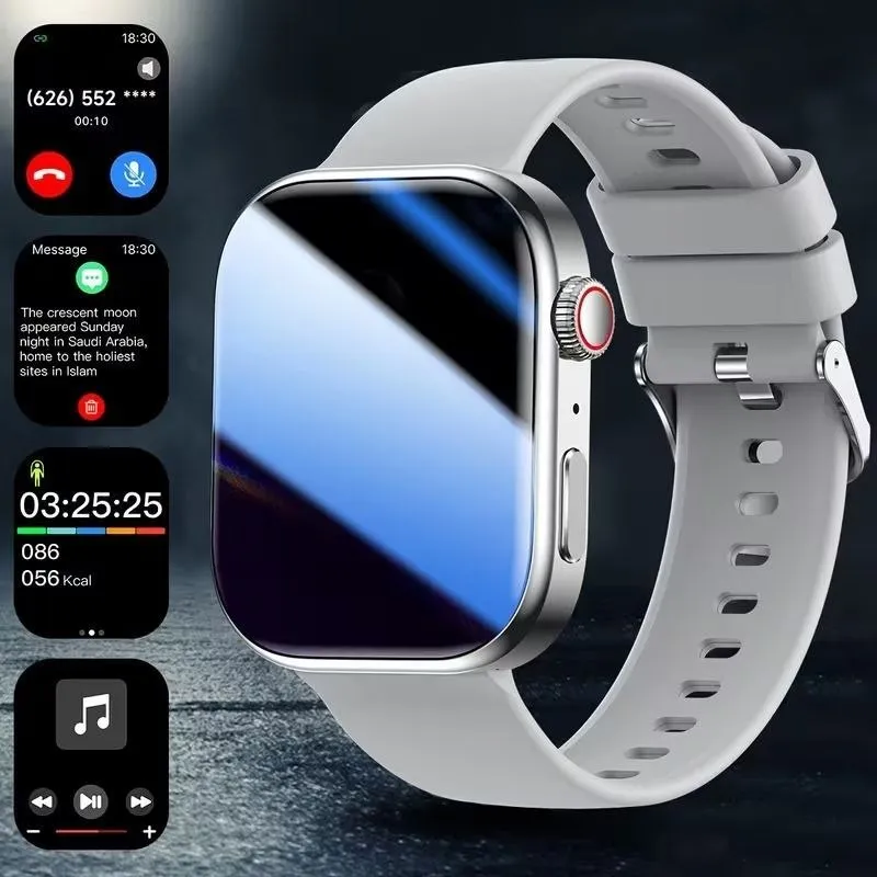 Smartwatch Inteligente 2026 – Pantalla HD de 2.01", Llamadas Bluetooth y Más de 100 Esferas Personalizables