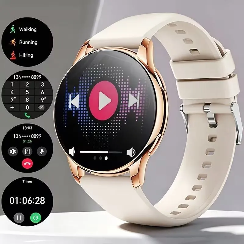 Smartwatch con Pantalla HD de 2.05" – Llamadas Bluetooth y Monitoreo de Actividad