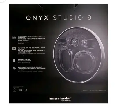 Harman Kardon Onyx Studio 9 – Bocina Bluetooth Inalámbrica Negra
