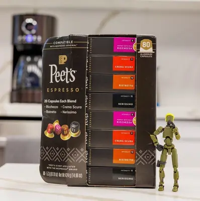 Cápsulas Peet’s Espresso para Nespresso Original – Paquete Variado 80 Unidades