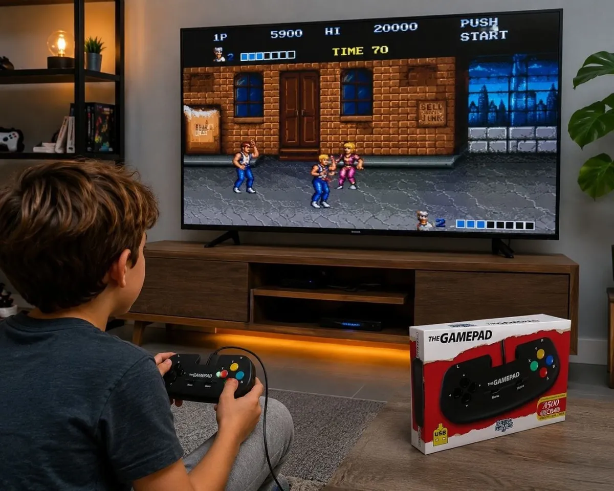 Retro Games THE GAMEPAD para PC | A500 Mini