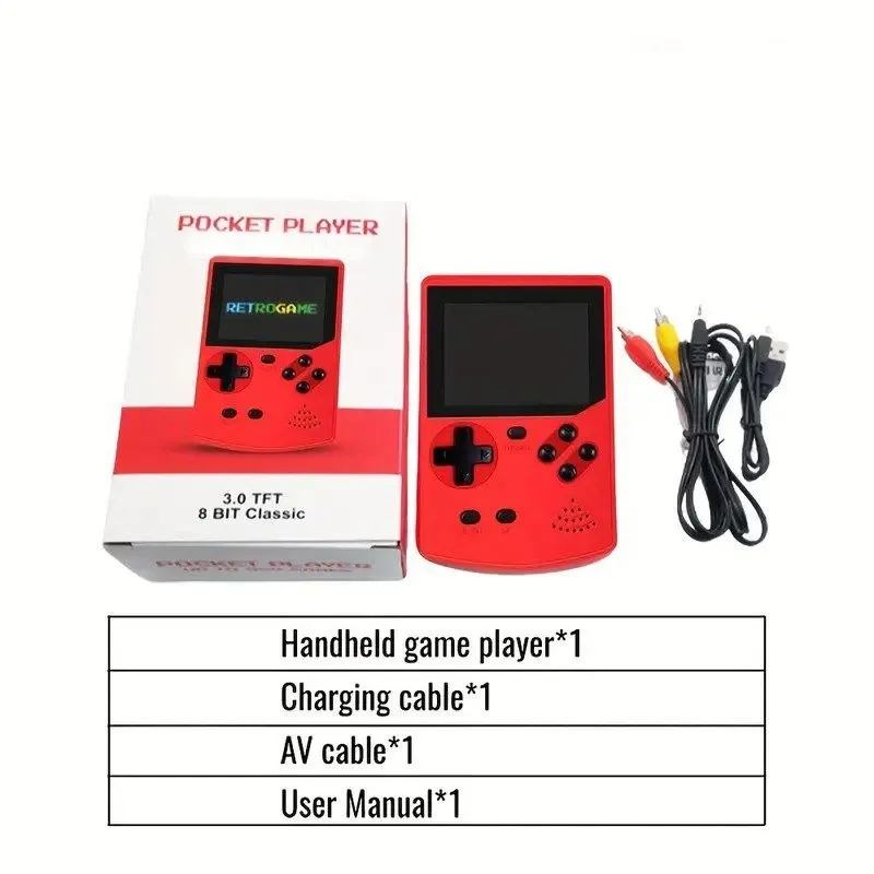 Consola Retro Portátil – Diversión Clásica en Cualquier Lugar