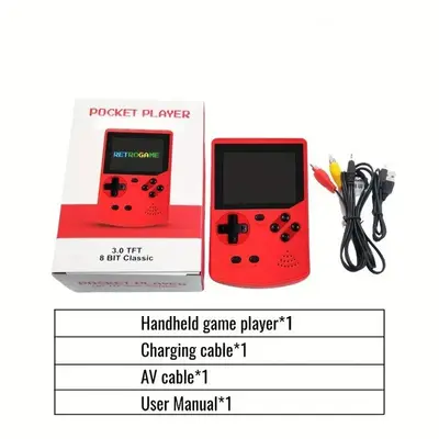 Consola Retro Portátil – Diversión Clásica en Cualquier Lugar