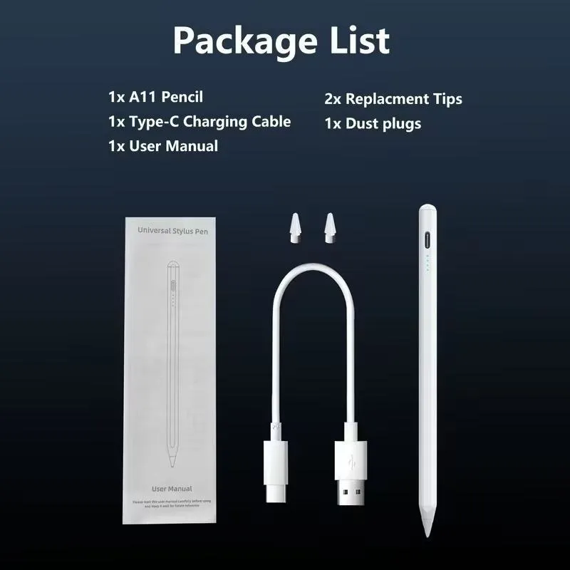 Lápiz Stylus Universal Recargable para Tablets y Smartphones