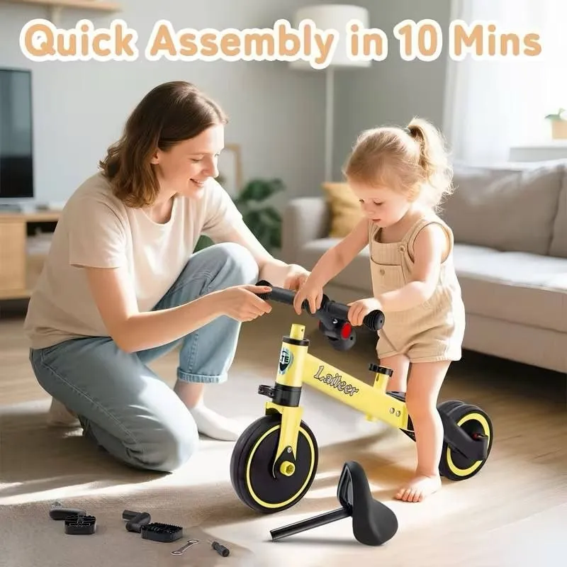 Triciclo Convertible 3 en 1 para Niños