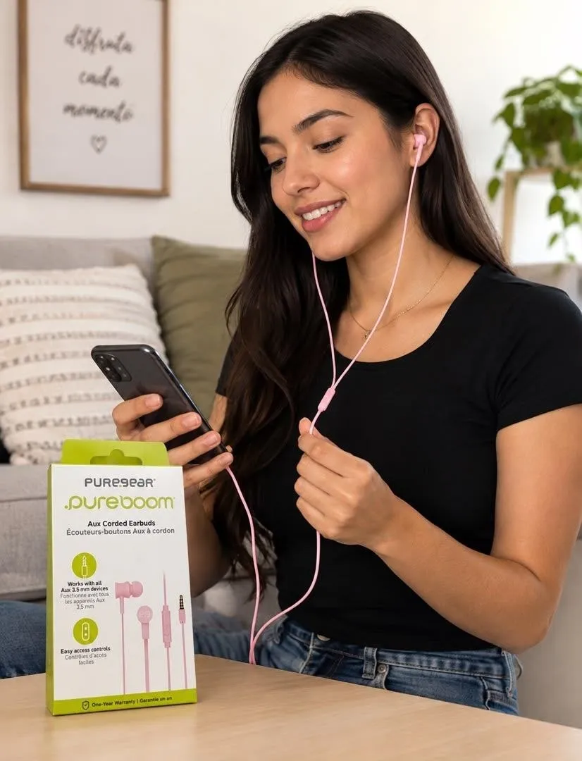Audífonos PureGear PureBoom con Cable 3.5 mm