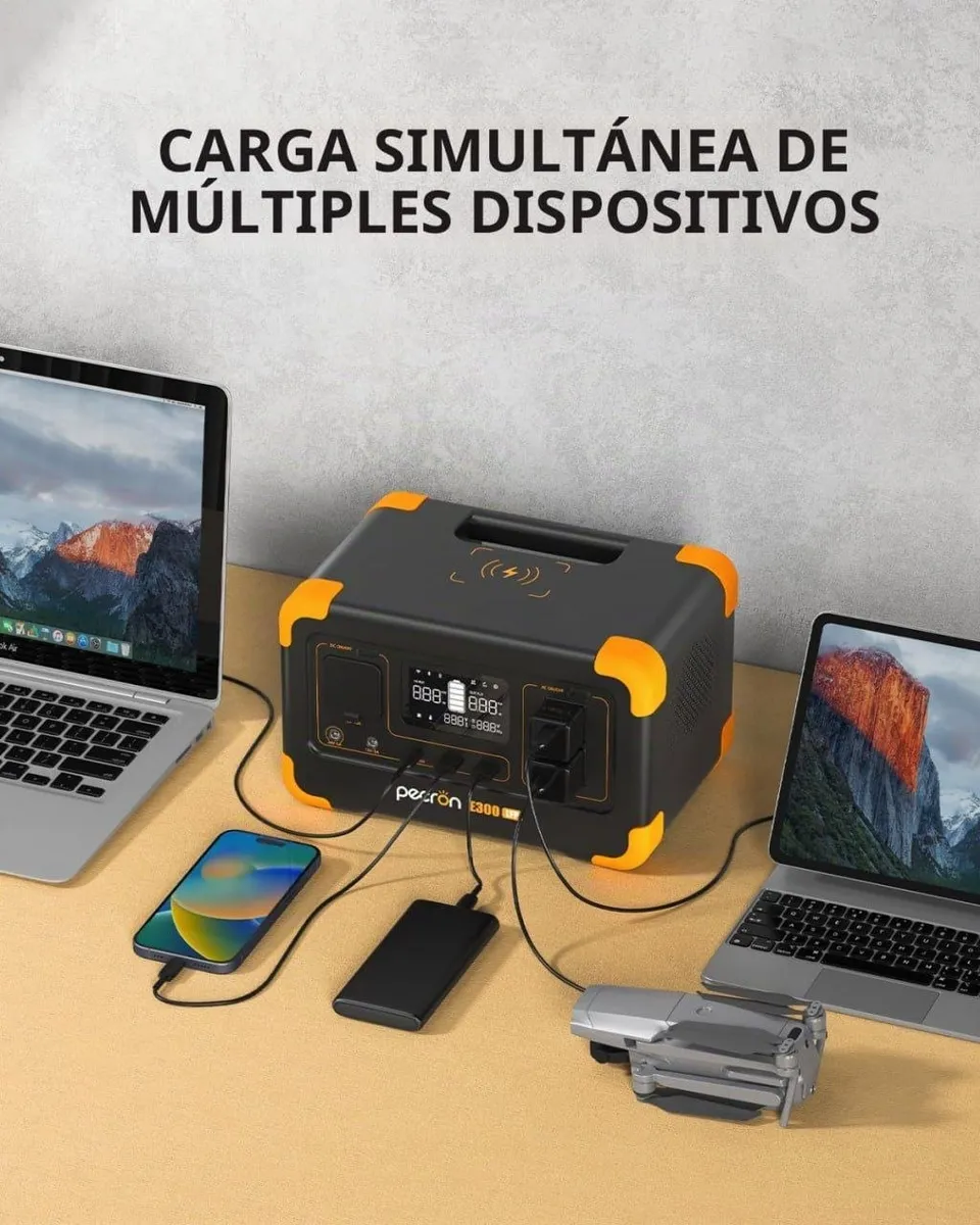PECRON E300LFP – Estación de Energía Portátil 288Wh