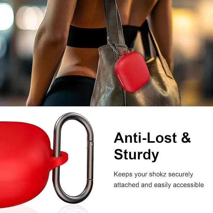 Funda Protectora para Shokz OpenFit 2 – Roja