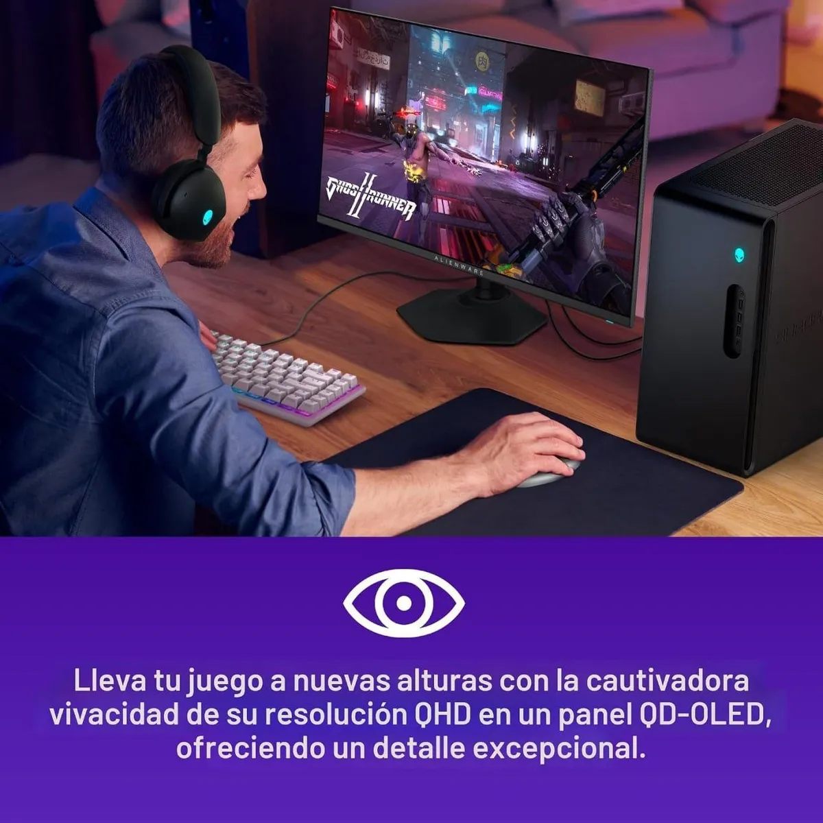 Alienware AW2725DF 27" QD‑OLED – Gaming Profesional