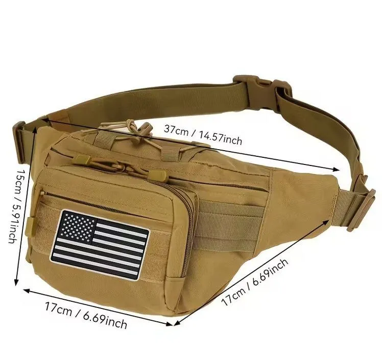 Riñonera Táctica Unisex Outdoor MOLLE USA