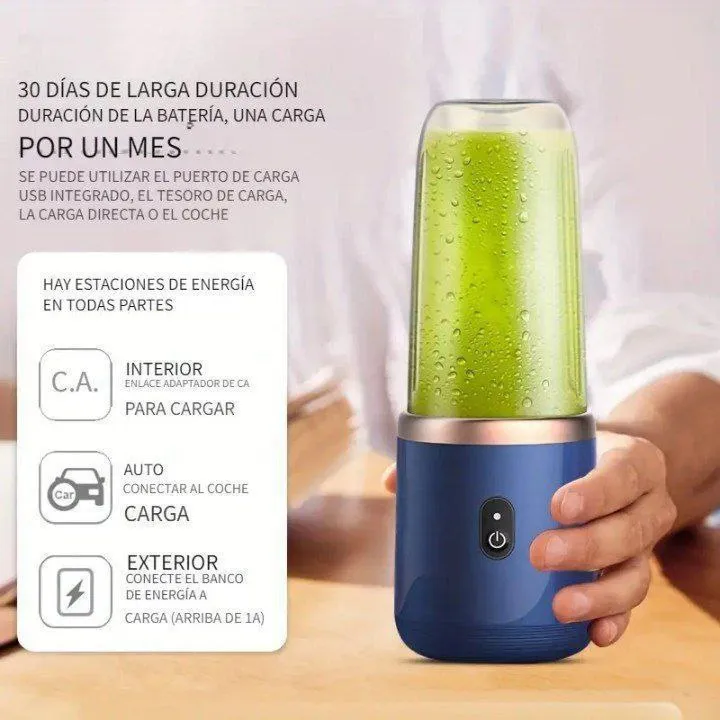 Batidora USB de 6 cuchillas