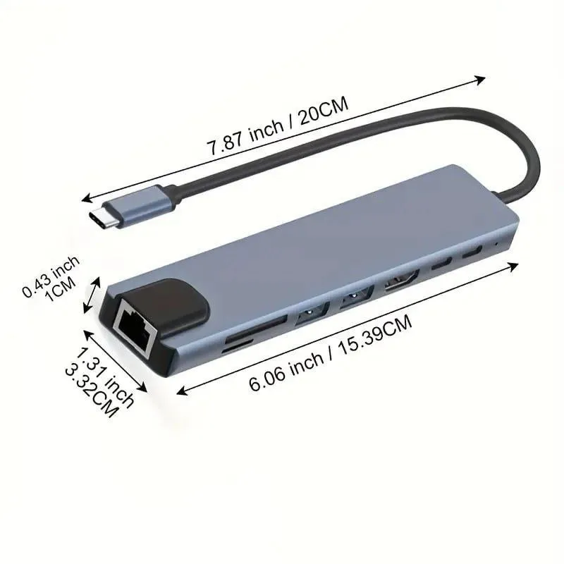 8 En 1 USB C HUB