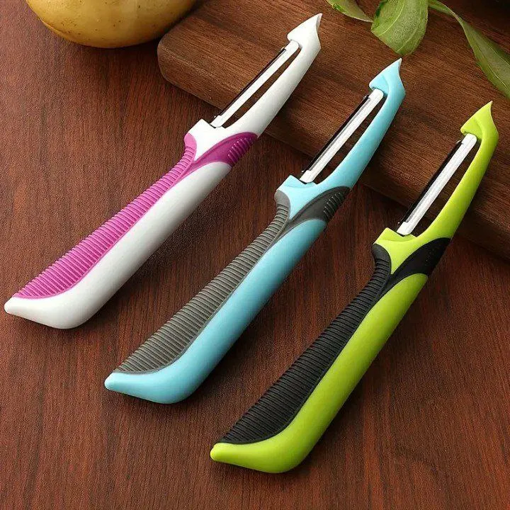Pelador de frutas y verduras de Acero Inoxidable – Precisión y comodidad en cada corte