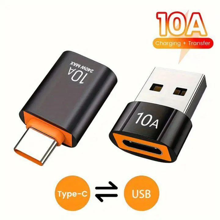 Adaptador OTG de Carga Rápida USB a Tipo-C
