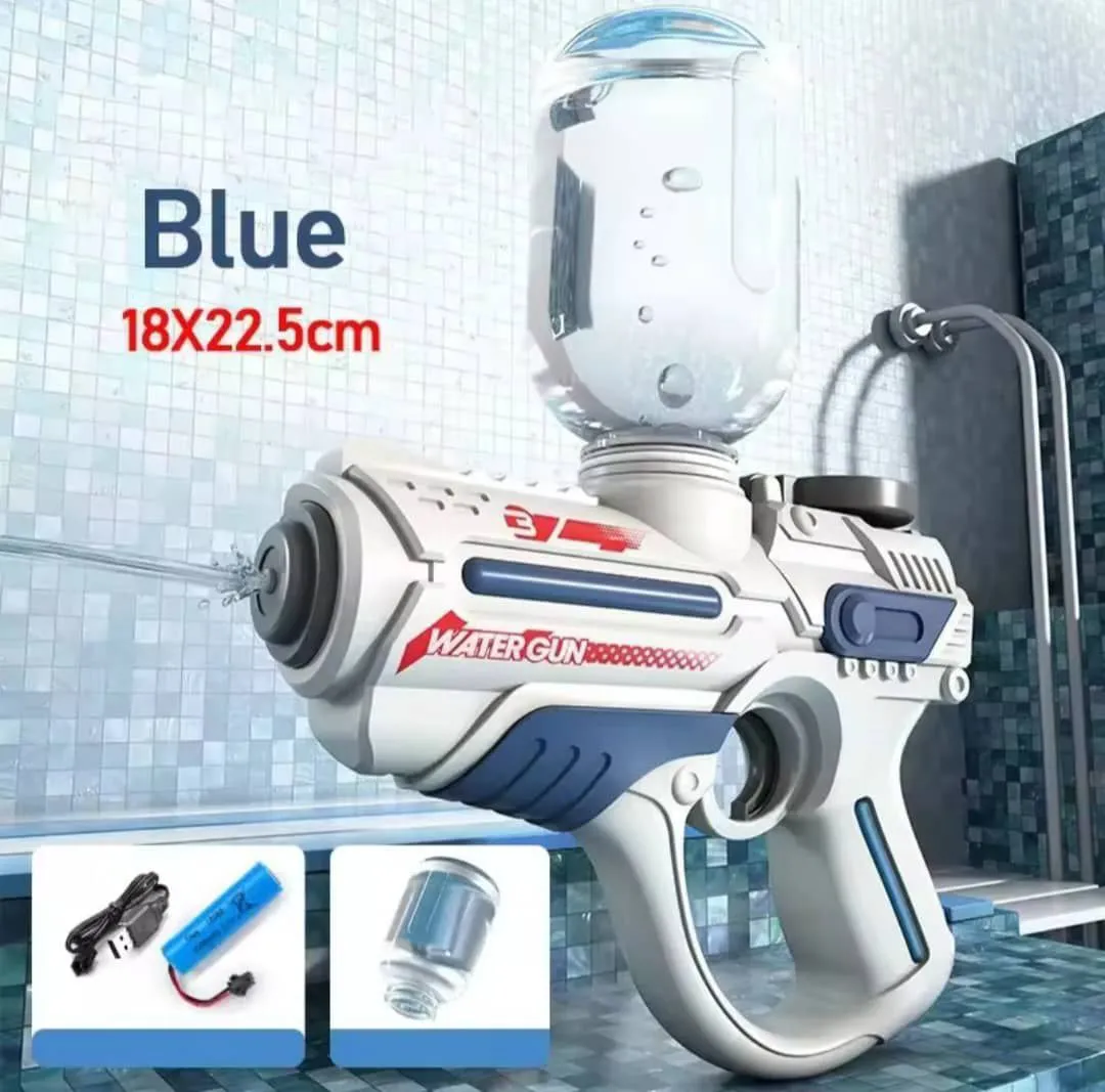 Pistola de Agua Eléctrica Recargable – Diversión Sin Límites