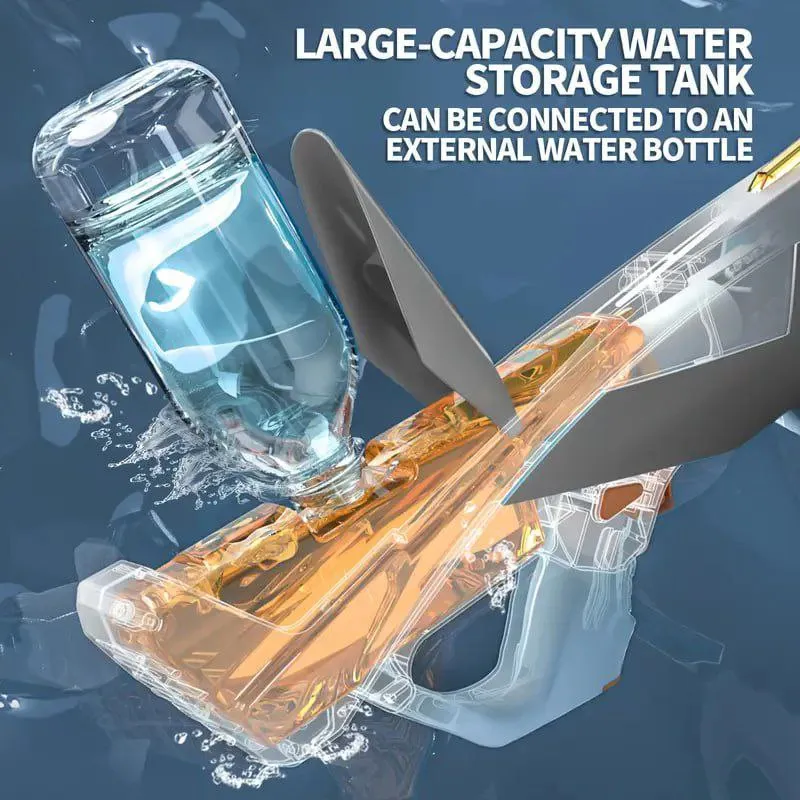 Pistola de Agua Eléctrica Shark MK1 – Velocidad y Potencia en Cada Disparo