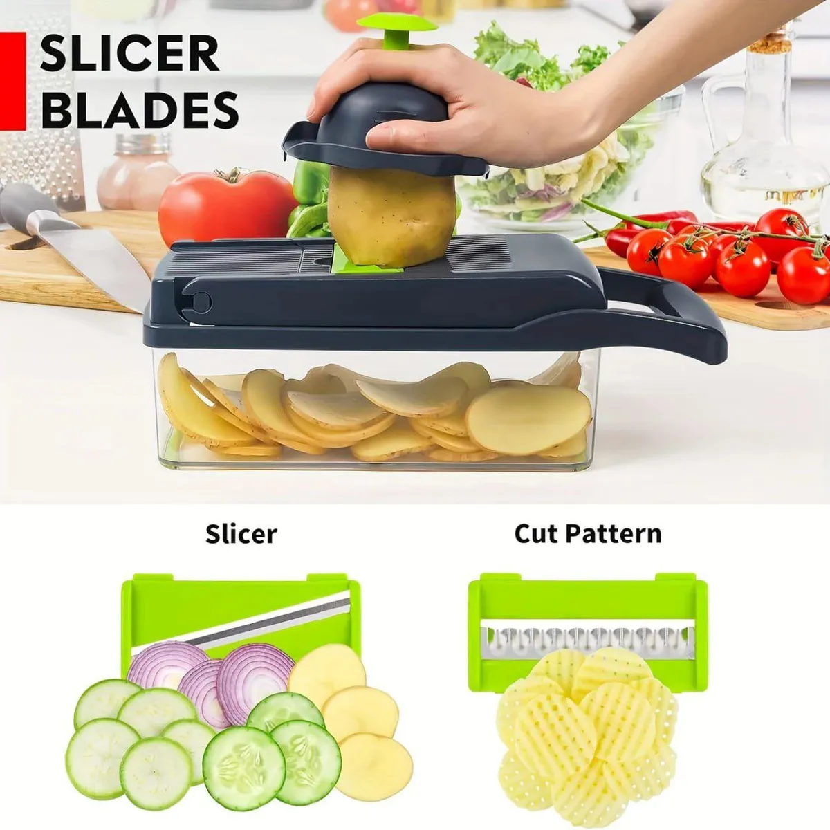 Picadora de verduras 16 en 1